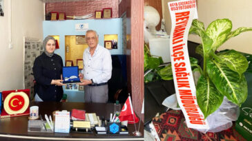 İLÇE SAĞLIK MÜDÜRÜ KÖROĞLU’DAN BAŞKAN TEMEL’E ZİYARET
