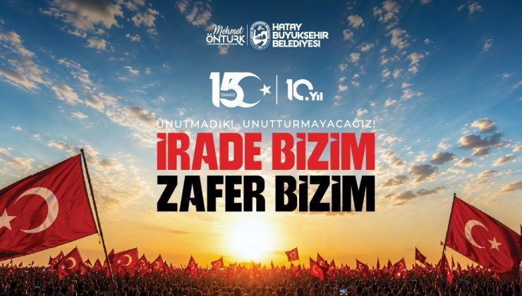 BAŞKAN ÖNTÜRK’TEN 15 TEMMUZ DEMOKRASİ VE MİLLÎ BİRLİK GÜNÜ MESAJI