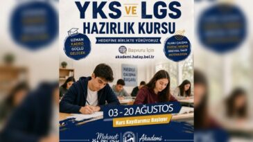 GENÇLER GELECEĞİNİ HBB İLE ŞEKİLLENDİRİYOR LGS VE YKS KURSLARINA KAYITLAR DEVAM EDİYOR