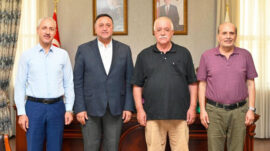 HGBC YÖNETİMİNDEN REKTÖR EREN’E ZİYARET