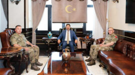 VALİ MASATLI, TUĞGENERALLERİ KABUL ETTİ