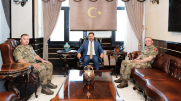 VALİ MASATLI, TUĞGENERALLERİ KABUL ETTİ