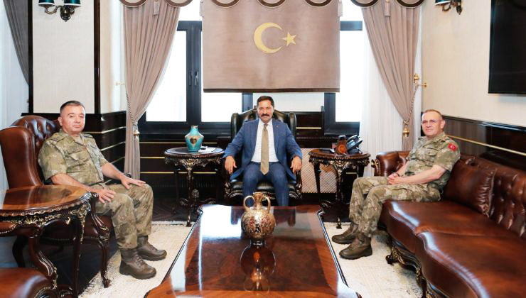 VALİ MASATLI, TUĞGENERALLERİ KABUL ETTİ