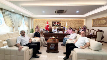 GAZETECİLERDEN OVANIN FİNANS DUAYENİ ZAROĞLU’NA ZİYARET