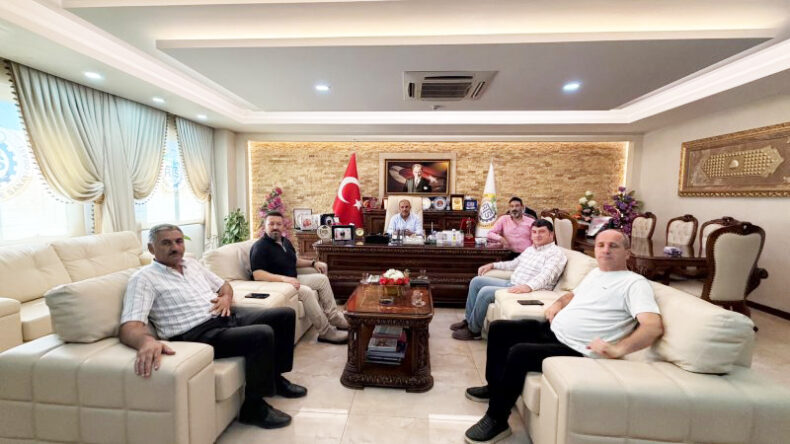 GAZETECİLERDEN OVANIN FİNANS DUAYENİ ZAROĞLU’NA ZİYARET