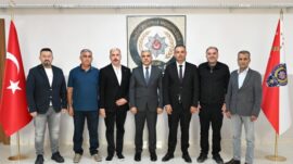 Hatay Basın Cemiyeti’nden Emniyet Müdürü Özen’e “Hayırlı Olsun” Ziyareti