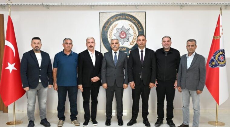 Hatay Basın Cemiyeti’nden Emniyet Müdürü Özen’e “Hayırlı Olsun” Ziyareti