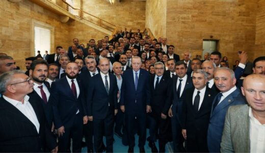 AK PARTİ HATAY TEŞKİLATI CUMHURBAŞKANI ERDOĞAN İLE BULUŞTU
