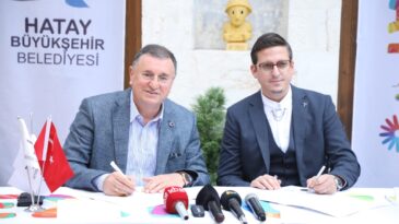 HATAY İÇİN ÖNEM TAŞIYAN  İMZALAR ATILDI