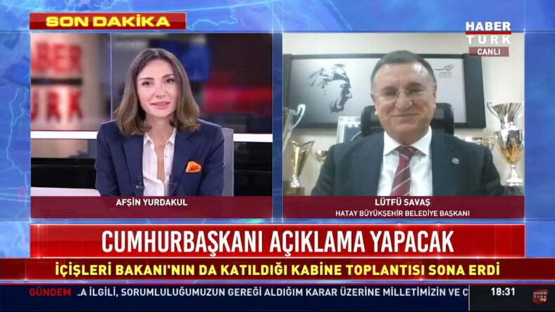 BAŞKAN SAVAŞ HABERTÜRK’TE GÜNDEMİ DEĞERLENDİRDİ