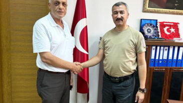 BAŞKAN TEMEL’DEN MÜDÜR KALKAN’A İADE-İ ZİYARET