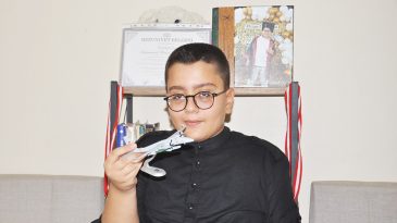 Yaşamaz dedikleri 9 yaşındaki Muhammed’in hayali savunma sanayinde görev almak