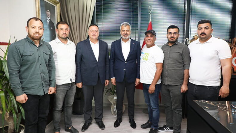 HBC’DEN BAŞKAN ÖNTÜRK’E HAYIRLI OLSUN ZİYARETİ