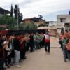 Türkiye şampiyonu olan Kılıç, okulunda davul zurna ile karşılandı