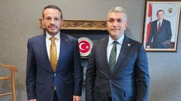 İLÇE BAŞKANI KURT’TAN VEKİL YEŞİLDAL’A ZİYARET
