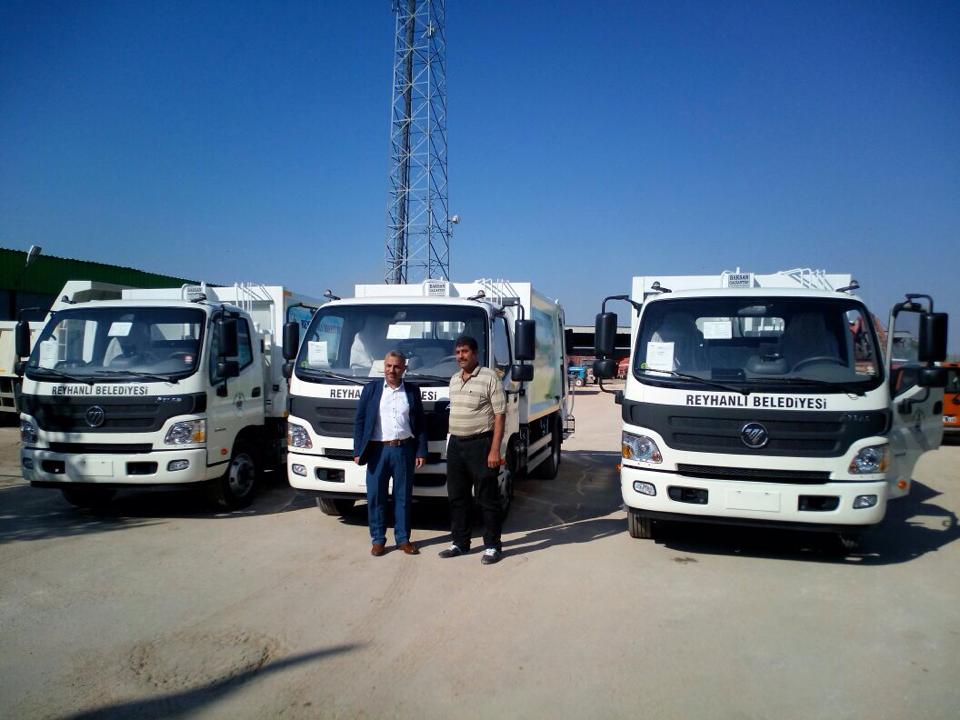 Reyhanlı Belediyesi 5 Yeni Temizlik Aracı Aldı