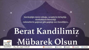 BAŞKAN SAVAŞ’IN BERAT KANDİLİ MESAJI