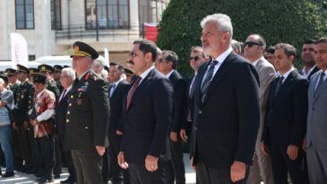 ATATÜRK ANITI’NDA 23 TEMMUZ ANMA TÖRENİ GERÇEKLEŞTİRİLDİ