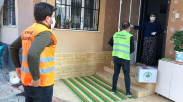 Reyhanlı Belediyesi Salgınla mücadele ekibi çalışmalarına devam ediyor