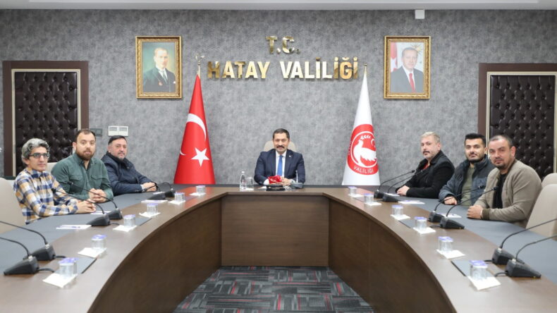 Hatay Basın Cemiyeti’nden Vali Masatlı’ya ziyaret