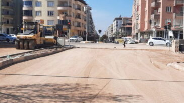 ŞEHİT YUSUF SÜRAL CADDESİNDE ASFALT HAZIRLIKLARI BAŞLADI