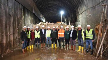 ÇELİK, T1 VE T2  TÜNELLERİNİ İNCELEDİ