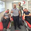 Muhtarın çağrısıyla 88 kişi kan,2 kişi kök hücre bağışında bulundu