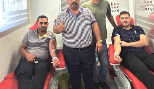 Muhtarın çağrısıyla 88 kişi kan,2 kişi kök hücre bağışında bulundu