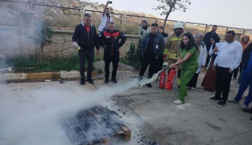 Reyhanlı Devlet Hastanesi’nde yangın tatbikatı
