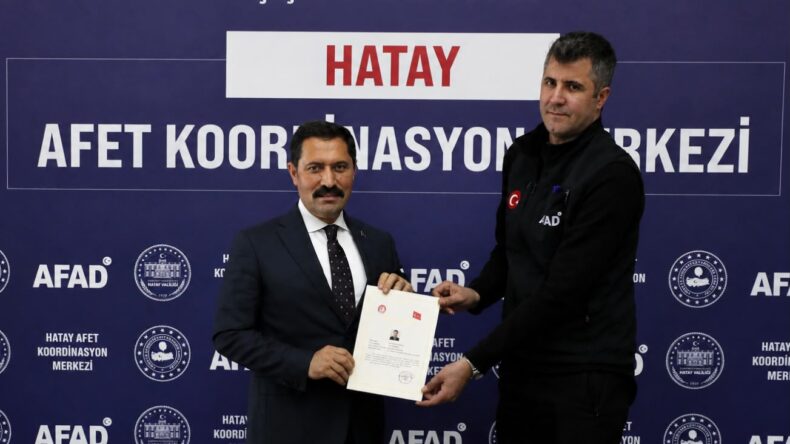 KUTBETTİN AKMAN HATAY AFAD İL MÜDÜRÜ OLDU