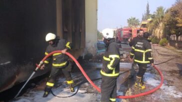 Reyhanlı’da Eski Hastanenin kazan dairesi patladı