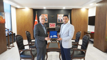 TEMEL’DEN KAYMAKAM POLAT’A HAYIRLI OLSUN ZİYARETİ