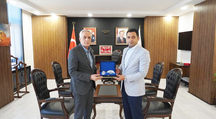 TEMEL’DEN KAYMAKAM POLAT’A HAYIRLI OLSUN ZİYARETİ
