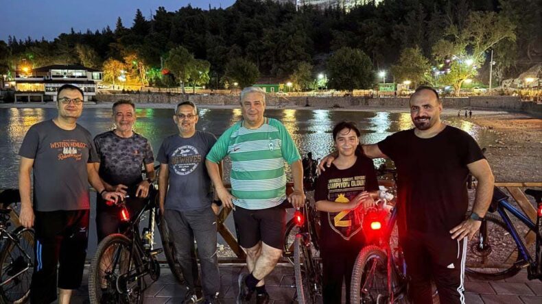 Reyhanlı bisiklet ve doğa tutkunları haftada 40 km yol kat ediyor