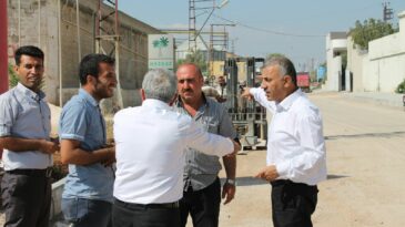 Reyhanlı’da Yollar Parke Taşı İşle Kaplanıyor