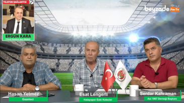 HATAYSPOR’UN ŞAMPİYONLUĞUNDAKİ EN BÜYÜK FAKTÖR FUTBOLCULARIN 4-5 YIL BERABER OYNAMASIDIR