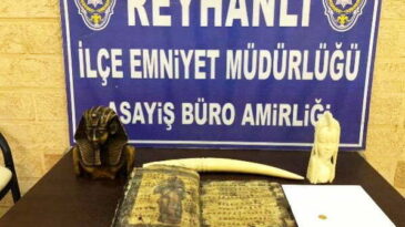 Reyhanlı’da Tarihi eser kaçakçılarına darbe