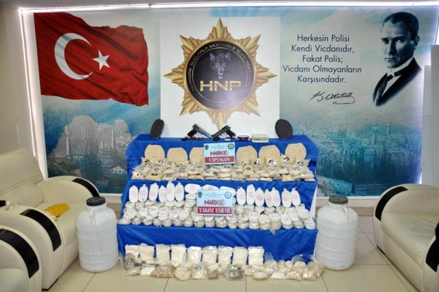 Hatay’da uyuşturucu operasyonu