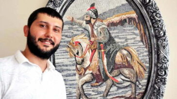 Hatay’daki mozaik sanatını dünyaya  tanıtıyor