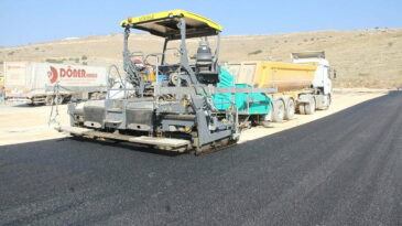 Cilvegözü Sınır Kapısı  Nakliye Alanı Asfaltlanıyor