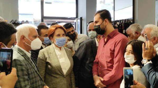 İYİ Parti Genel Başkanı Meral Akşener’den  esnaf ziyareti