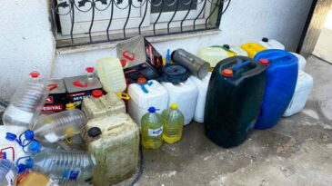 Mazot hırsızları yakalandı