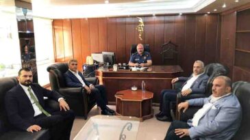 MÜDÜR ÖRTEN’E TAZİYE ZİYARETİ