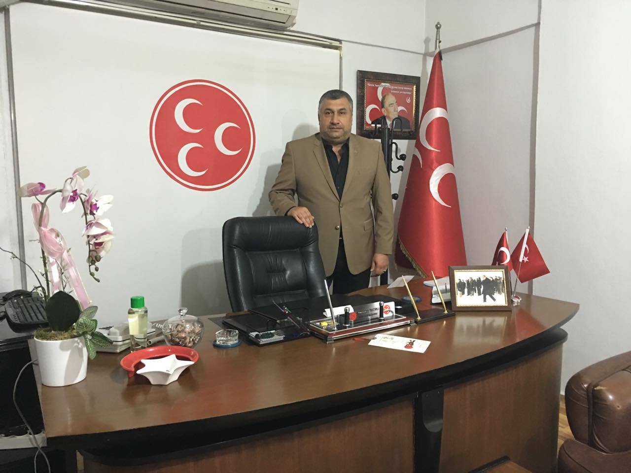 TECİRLİ, REYHANLI MHP İLÇE BAŞKANLIĞINA TEKRAR ADAY
