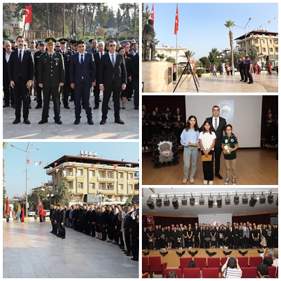 Ulu Önder Gazi Mustafa Kemal Atatürk Saygıyla Anıldı