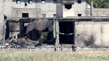 Patlama alanında inceleme başlatıldı