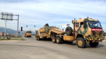 Sınıra Obüs Sevkiyatı sürüyor