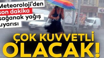 METEOROLOJİ’DEN HATAY İÇİN “SARI” UYARI