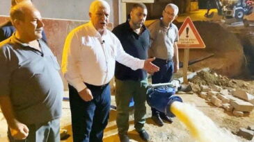 SU MÜJDESİNİ  SAAT 24.30’DA VERDİ