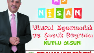 Başkan Şanverdi’nin 23 Nisan Ulusal Egemenlik ve Çocuk Bayramı mesajı